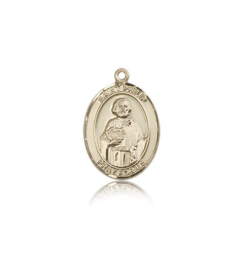 St. Philip the Apostle Medal, 14 Karat Gold, Medium - 14 KT Yellow Gold