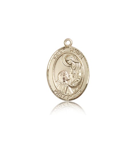 St. Paula Medal, 14 Karat Gold, Medium - 14 KT Yellow Gold