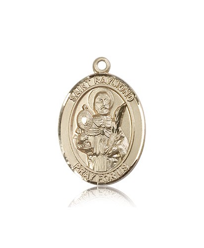 St. Raymond Nonnatus Medal, 14 Karat Gold, Large - 14 KT Yellow Gold