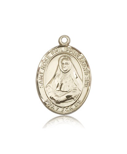 St. Rose Philippine Medal, 14 Karat Gold, Large - 14 KT Yellow Gold