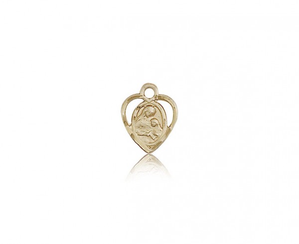 St. Ann Medal, 14 Karat Gold - 14 KT Yellow Gold