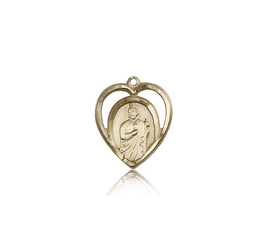 St. Jude Medal, 14 Karat Gold - 14 KT Yellow Gold