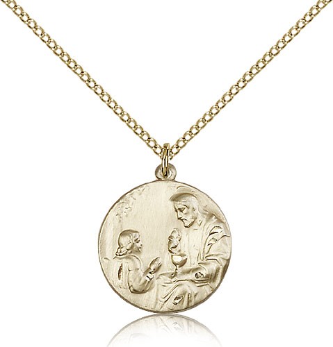 St. Christopher Medal, Gold Filled - Gold-tone