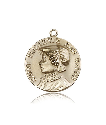 St. Ann Medal, 14 Karat Gold - 14 KT Yellow Gold