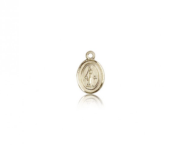 Miraculous Medal, 14 Karat Gold - 14 KT Yellow Gold