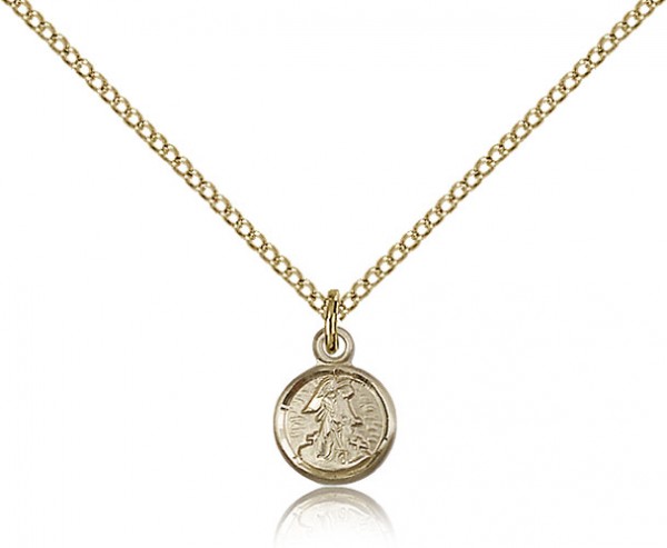 Guardian Angel Medal, Gold Filled - Gold-tone