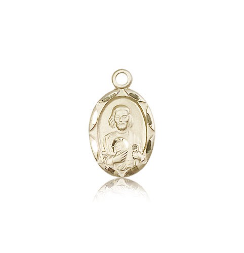 St. Jude Medal, 14 Karat Gold - 14 KT Yellow Gold