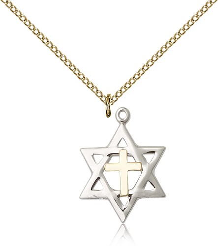 Star of David Medal, Two-Tone - Two-Tone