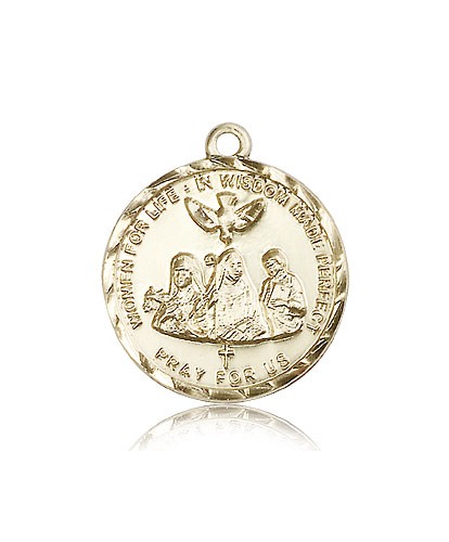 3-Doctors Medal, 14 Karat Gold - 14 KT Yellow Gold