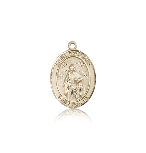 St. Deborah Medal, 14 Karat Gold, Medium - 14 KT Yellow Gold