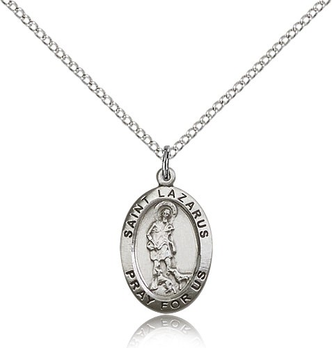 St. Lazarus Medal, Sterling Silver - Sterling Silver