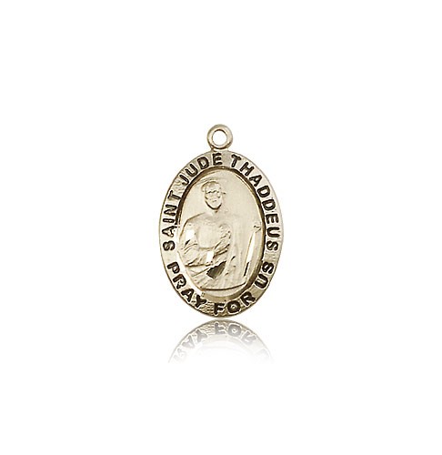 St. Jude Medal, 14 Karat Gold - 14 KT Yellow Gold