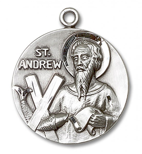 St. Andrew Medal, Sterling Silver - No Chain