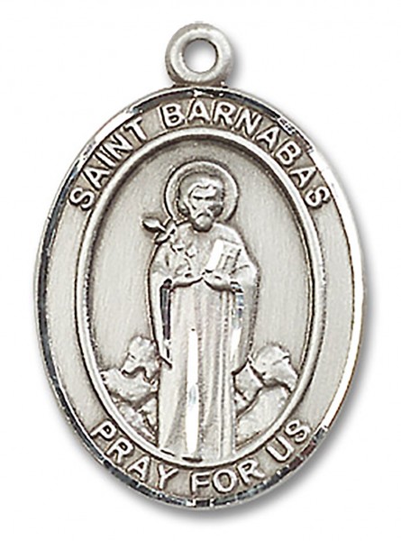 St. Barnabas Medal, Sterling Silver, Large - No Chain