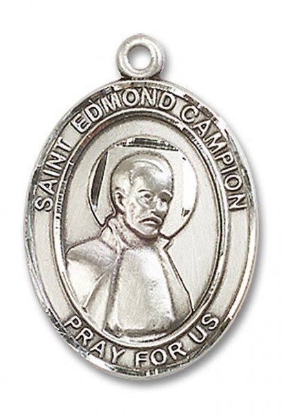 St. Edmund Campion Medal, Sterling Silver, Large - No Chain