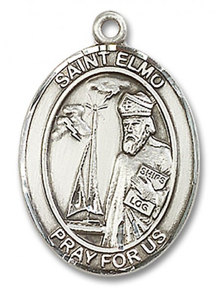 St. Elmo Medal, Sterling Silver, Large - No Chain