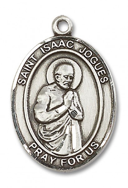 St. Isaac Jogues Medal, Sterling Silver, Large - No Chain