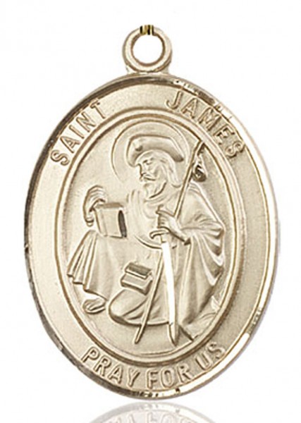 St. James the Greater Medal, Gold Filled, Large - No Chain
