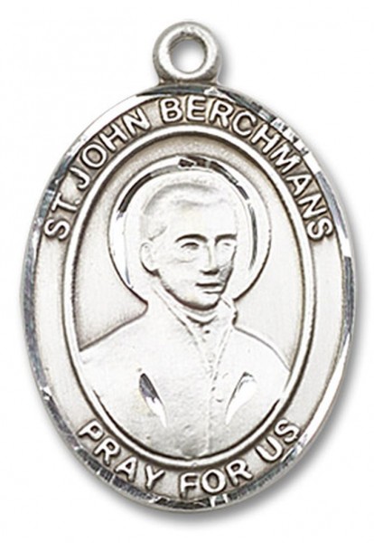 St. John Berchmans Medal, Sterling Silver, Large - No Chain