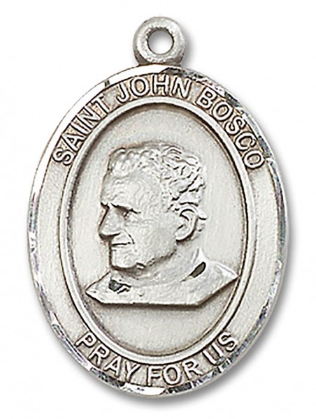 St. John Bosco Medal, Sterling Silver, Large - No Chain