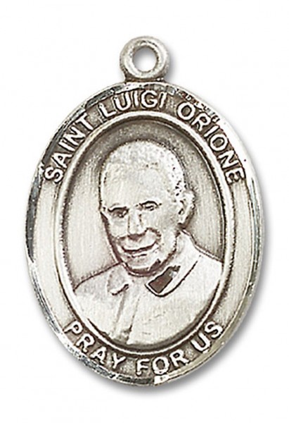 St. Luigi Orione Medal, Sterling Silver, Large - No Chain