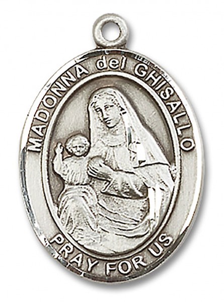 St. Madonna Del Ghisallo Medal, Sterling Silver, Large - No Chain