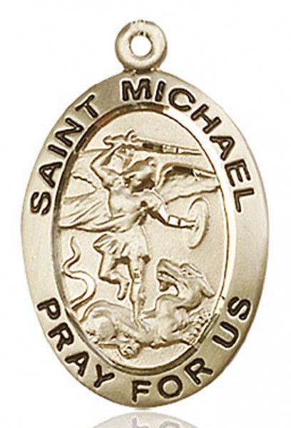St. Michael the Archangel Medal, Gold Filled - No Chain