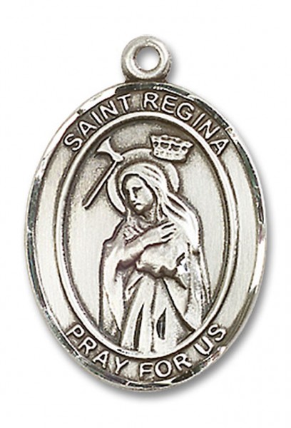 St. Regina Medal, Sterling Silver, Large - No Chain
