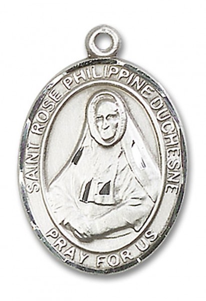 St. Rose Philippine Medal, Sterling Silver, Large - No Chain