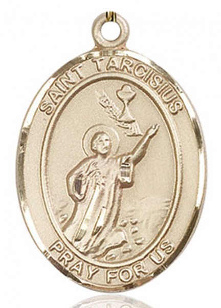 St. Tarcisius Medal, Gold Filled, Large - No Chain