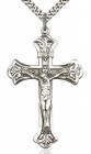 Crucifix Pendant, Sterling Silver