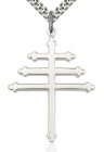 Maronite Cross Pendant, Sterling Silver