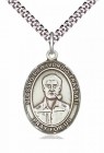 Men's Pewter Oval Blessed Pier Giorgio Frassati Medal
