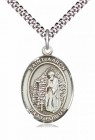 Men's Pewter Oval St. Aaron Medal