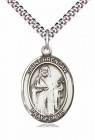 Men's Pewter Oval St. Brendan the Navigator Medal