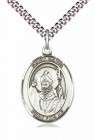 Men's Pewter Oval St. David of Wales Medal