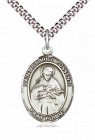 Men's Pewter Oval St. Gabriel Possenti Medal