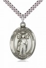 Men's Pewter Oval St. Ivo Medal