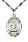 Men's Pewter Oval St. John Bosco Medal