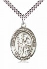 Men's Pewter Oval St. Joseph of Arimathea Medal