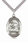 Men's Pewter Oval St. Joshua Medal