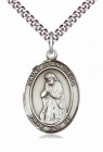 Men's Pewter Oval St. Juan Diego Medal