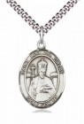 Men's Pewter Oval St. Leo the Great Medal