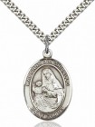 Men's Pewter Oval St. Madonna Del Ghisallo Medal