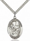 Men's Pewter Oval St. Mary Magdalene Medal