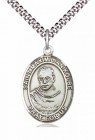 Men's Pewter Oval St. Maximilian Kolbe Medal