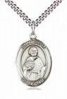 Men's Pewter Oval St. Philip the Apostle Medal