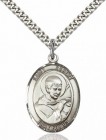 Men's Pewter Oval St. Robert Bellarmine Medal