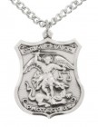 Men's Sterling Silver St Michael Medal