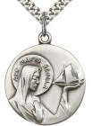 Our Lady Star of the Sea Medal, Sterling Silver